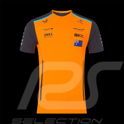 McLaren F1 Team T-Shirt Oscar Piastri n° 81 Papaya Orange / Phantom TM5321 - Herren