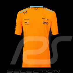 McLaren F1 Team T-Shirt Norris Piastri Papaya Orange TJ2607 - Kinder