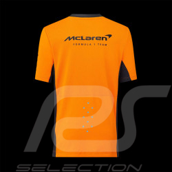 T-shirt McLaren F1 Team Norris Piastri Orange Papaye TJ2607 - Enfant