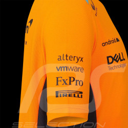 McLaren F1 Team T-shirt Norris Piastri Papaya Orange TJ2607 - Kids