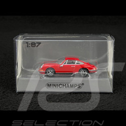 Porsche 911 T 1972 Bahia Red 1/87 Minichamps 870064420