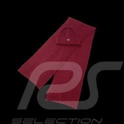 Coffret Gant Echarpe + Bonnet Rouge Foncé 9990015-604