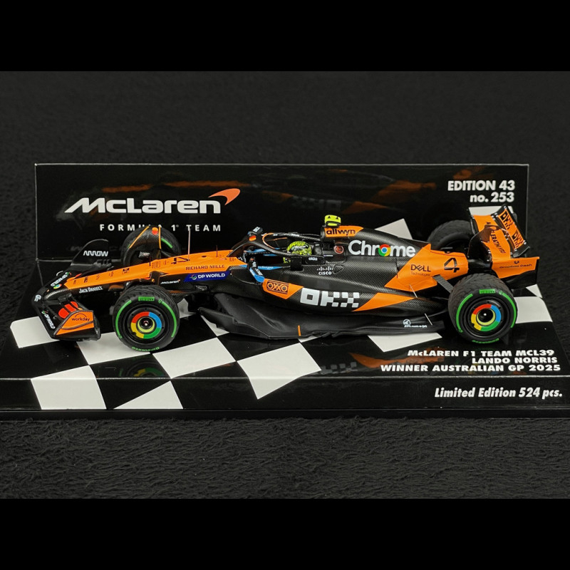 Lando Norris McLaren MCL39 n° 4 Winner Australian GP 2025 World