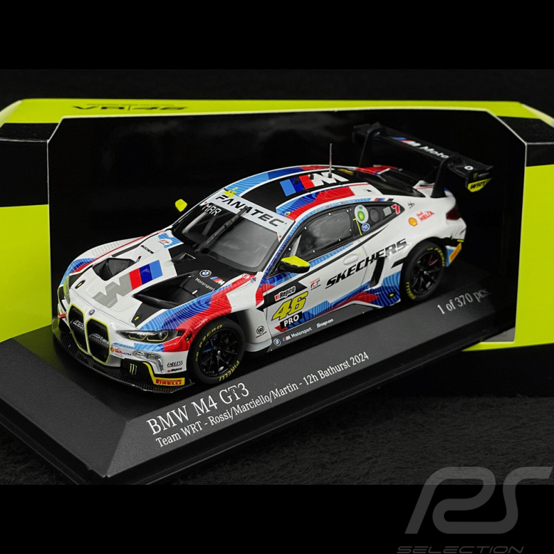 Valentino Rossi BMW M4 GT3 n° 46 5ème 12h Bathurst 2024 1/43 Minichamps 410242746