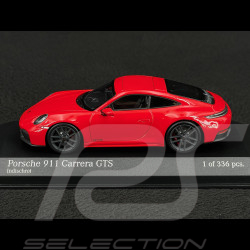 Porsche 911 Carrera GTS Type 992.2 2024 Rouge Indien 1/43 Minichamps 410064120