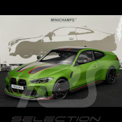 BMW M4 CSL 2023 Vert Mat Métallique 1/18 Minichamps 110023020