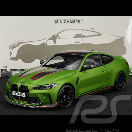 BMW M4 CSL 2023 Mattes Metallic-Grün 1/18 Minichamps 110023020