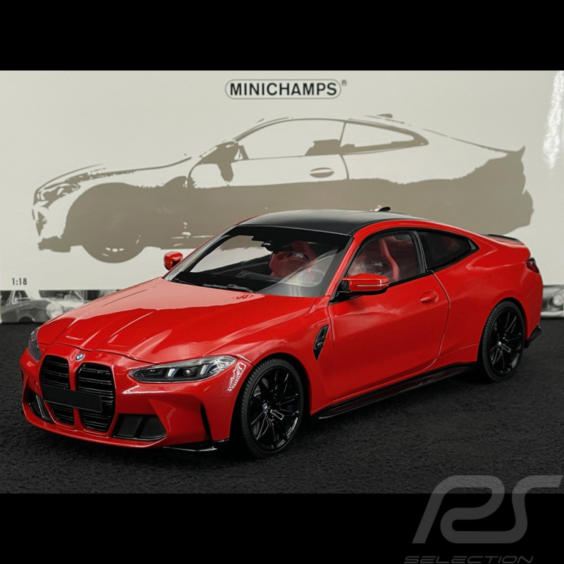 BMW M4 2024 Rouge Métallique 1/18 Minichamps 110020140