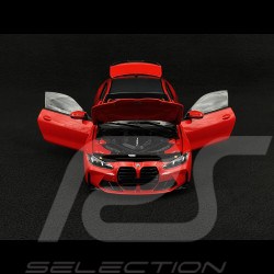 BMW M4 2024 Rouge Métallique 1/18 Minichamps 110020140