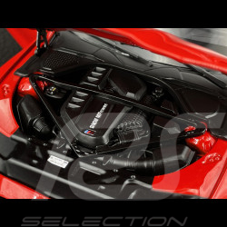 BMW M4 2024 Metallic Rot 1/18 Minichamps 110020140