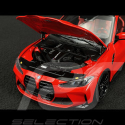 BMW M4 2024 Rouge Métallique 1/18 Minichamps 110020140