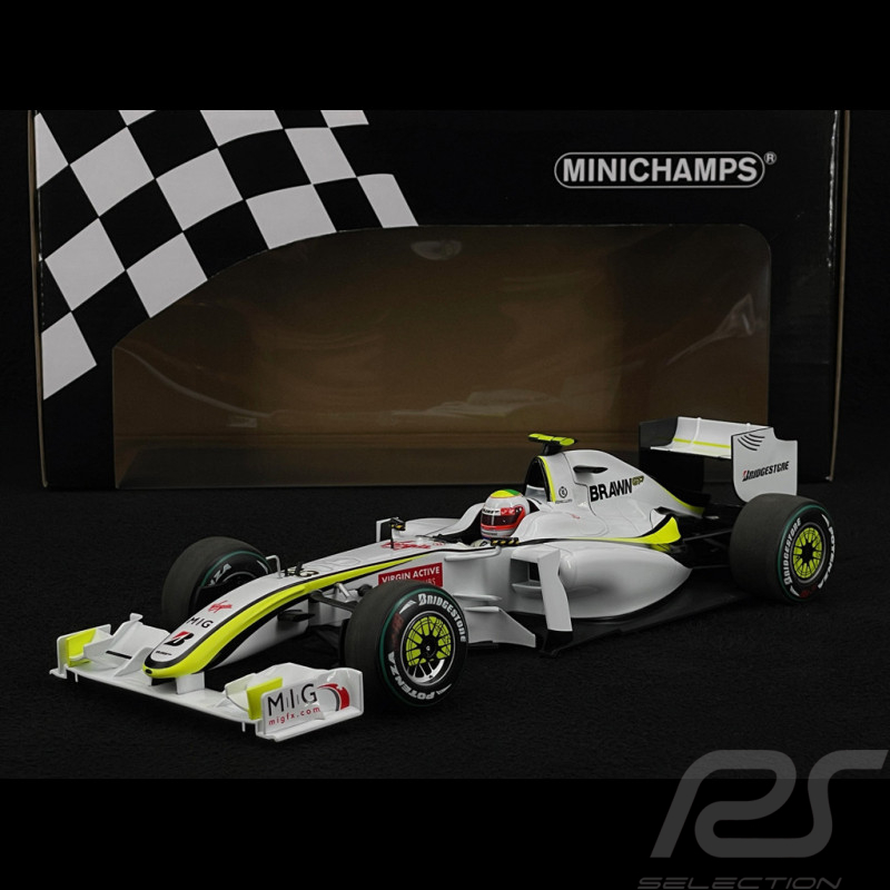 Rubens Barrichello Brawn GP BGP001 n° 23 Winner Europe GP 2009 1/18 Minichamps 180090223