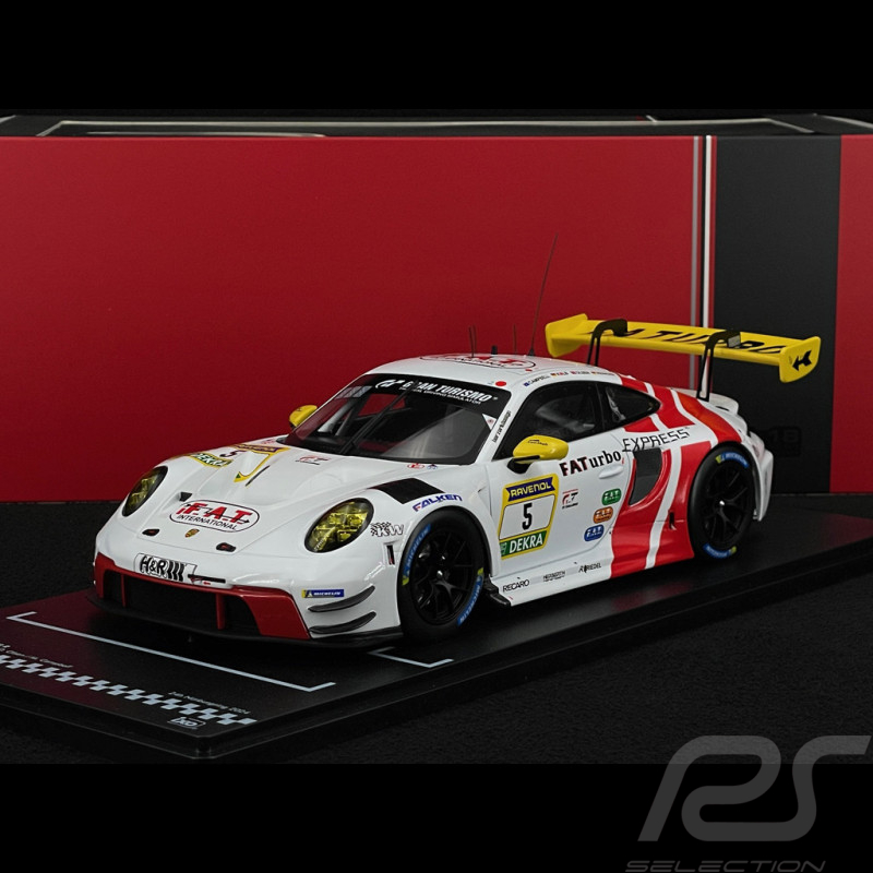 Porsche 911 GT3 R Typ 992 n° 5 FAT Turbo 24h Nürburgring 2024 1/18 Ixo LEGT18-245002