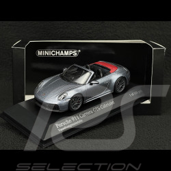 Porsche 911 Carrera GTS Cabriolet Typ 992.2 2024 Vanadiumgrau Metallic 1/43 Minichamps 410064132