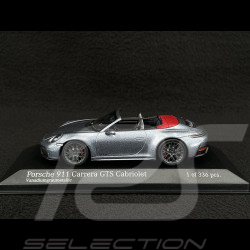 Porsche 911 Carrera GTS Cabriolet Type 992.2 2024 Vanadium Grey Metallic 1/43 Minichamps 410064132