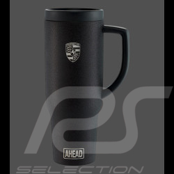 Goblet Porsche AHEAD Ecusson Bouteille Thermos Noir Mat Grainé WAP0501720SAHD