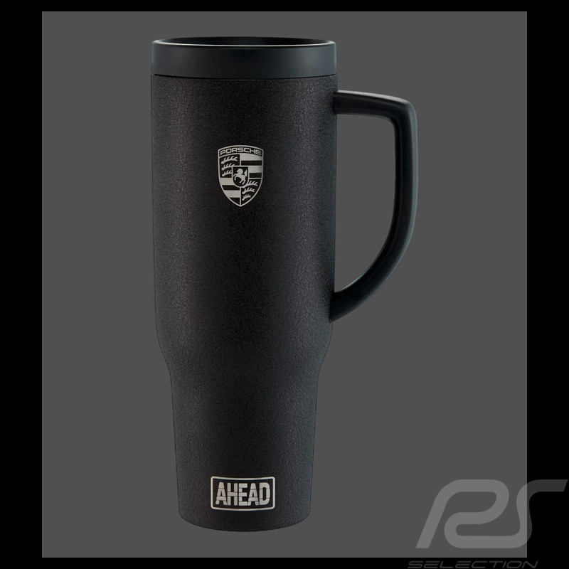 Porsche Becher AHEAD Wappen Isothermal Körniges Mattschwarz WAP0501720SAHD
