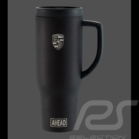 Porsche Goblet AHEAD Crest Thermos Bottle Grained Matt Black WAP0501720SAHD