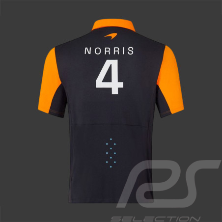 McLaren F1 Team Poloshirt Lando Norris n° 4 Papaya Orange / Phantom TJ2611 - Kinder