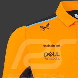 McLaren F1 Team Poloshirt Lando Norris n° 4 Papaya Orange / Phantom TJ2611 - Kinder