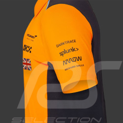 McLaren F1 Team Polo Shirt Lando Norris n° 4 Papaya Orange / Phantom TJ2611 - Kids
