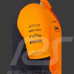 McLaren F1 Team Poloshirt Lando Norris n° 4 Papaya Orange / Phantom TJ2611 - Kinder