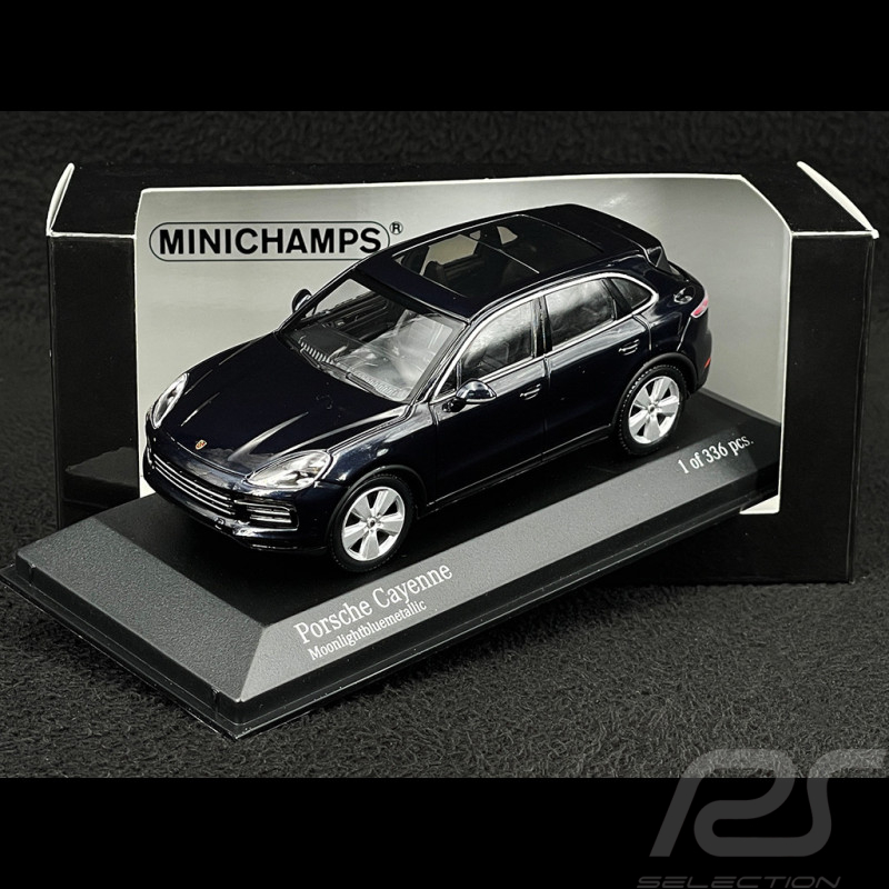 Porsche Cayenne 2017 bleu clair de lune 1/43 Minichamps 410066300