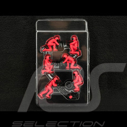 Charles Leclerc Ferrari SF24 n° 16 Pit Stop With Figurines F1 2024 1/43 Bburago 36862L