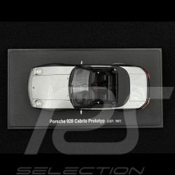 Porsche 928 S4 Cabriolet Studie Prototyp 1987 Silbergrau 1/43 AUTOCULT ATC60106