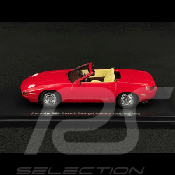 Porsche 928 S4 Carelli Design Cabrio 1987 Red 1/43 AUTOCULT ATC60107