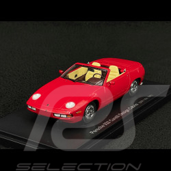 Porsche 928 S4 Cabriolet Carelli Design 1987 Rouge 1/43 AUTOCULT ATC60107