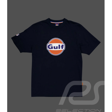 T-shirt Gulf Racing Bleu Marine GU252TSM05-100 - homme