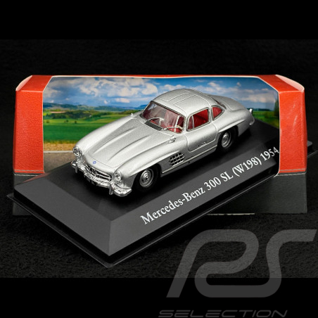 Mercedes 300 SL W198 1954 Silbergrau Metallic 1/43 Atlas Collection 10101Diver300SL