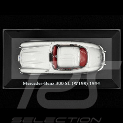 Mercedes 300 SL W198 1954 Silbergrau Metallic 1/43 Atlas Collection 10101Diver300SL