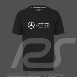 T-shirt Mercedes Pas Cher AMG Petronas F1 Team Russell Noir 701227037-001 - homme
