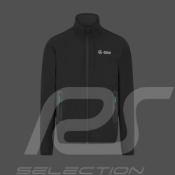 Veste Mercedes Pas Cher AMG Petronas Softshell F1 Team Hamilton / Russell / Antonelli Noir 701227029-001 - homme