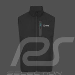 Mercedes Jacke Günstige AMG Petronas Ärmellose Jacke F1 Team Hamilton / Russell / Antonelli Schwarz 701227030-001 - herren