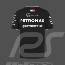 T-shirt Mercedes pas cher AMG Petronas Tommy Hilfiger Noir – 701227950-002