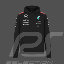 Günstige Mercedes Sweat mit Kapuze AMG Petronas Tommy Hilfiger Schwarz – 701227955-001