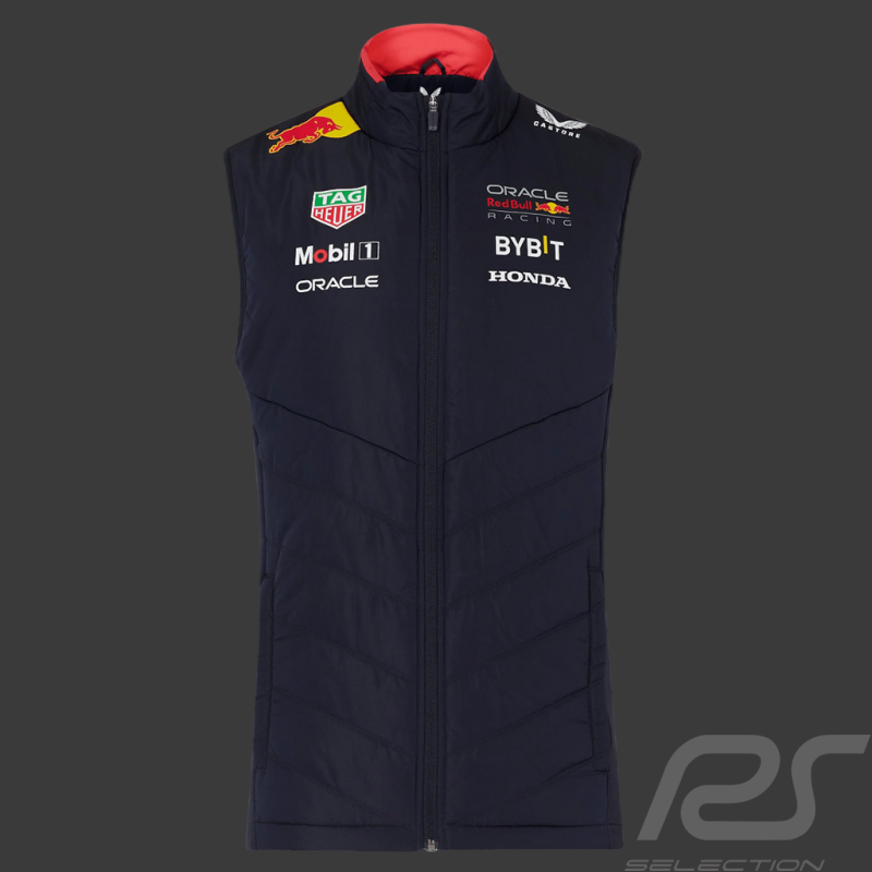 Red Bull F1 Racing Team Sleeveless Jacket Verstappen Night Sky TU5285-190 - Men's