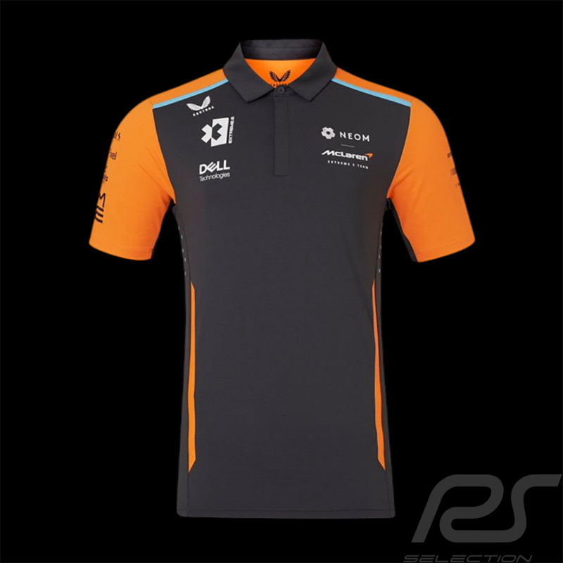 Polo McLaren Extreme E Team Neom Phantom / Orange Papaye TM5276XE-217 - Homme