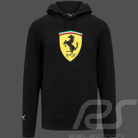 Sweat Ferrari Pas Cher F1 Leclerc / Hamilton Team Puma Hoodie à Capuche Noir 701223484-002