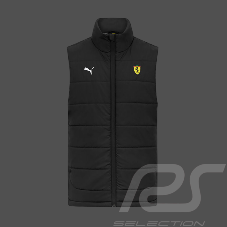 Ferrari Jacket F1 Team Puma Sleeveless Quilted Leclerc Hamilton Black 701223472-001