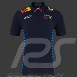 Red Bull Racing Poloshirt F1 Team Max Verstappen Signature Nachthimmel TM5885-190 - Herren