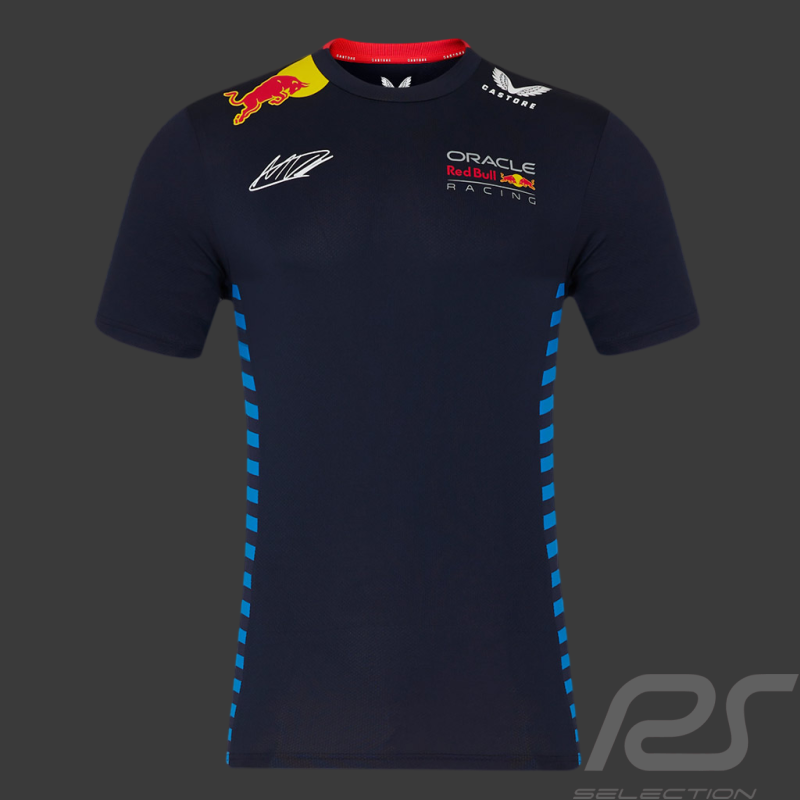 Red Bull Racing T-shirt F1 Team Max Verstappen Signature Night Sky TM5887-190 - Men's