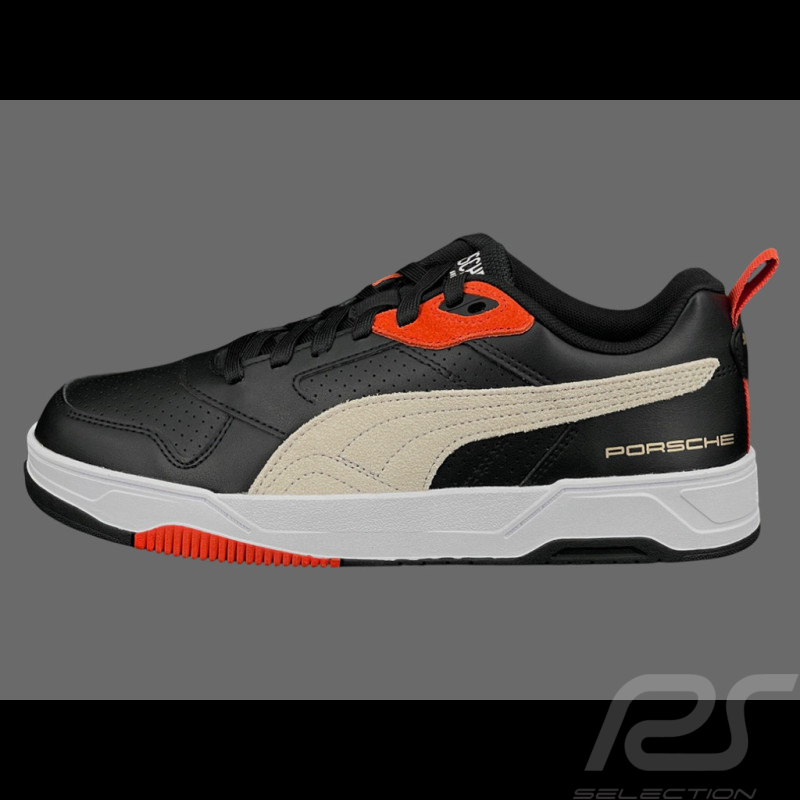 Porsche Schuhe Race Americana Puma RBD Drive Low Schwarz / Orange 309092-01 - unisex