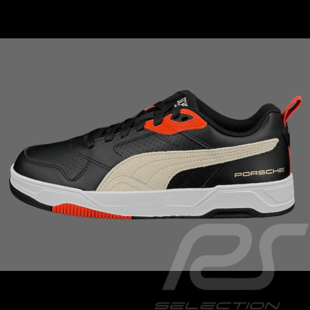 Chaussure Porsche Race Americana Puma RBD Drive Low Noir / Orange 309092-01 - mixte