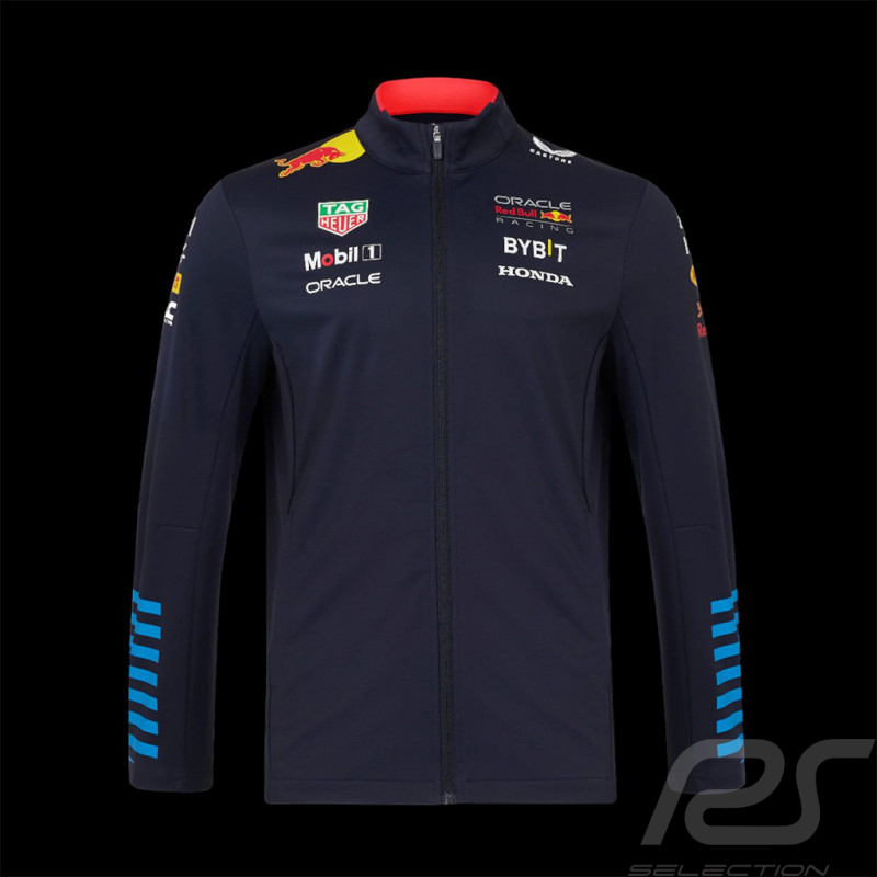Red Bull Softshell Jacket Racing Verstappen Pérez F1  Navy Blue TU5286-190 - men