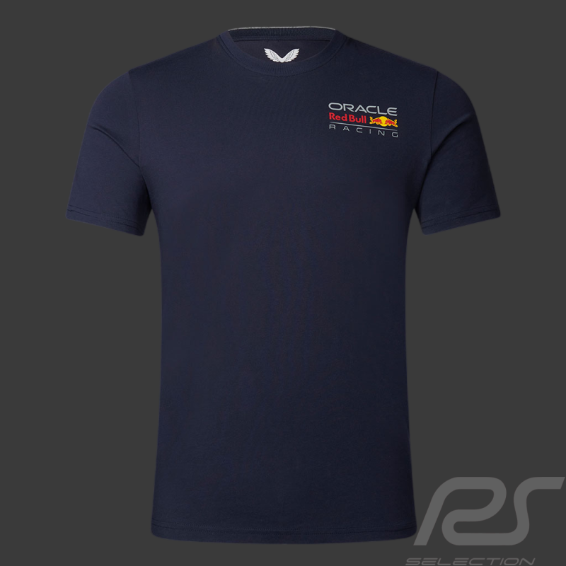 Red Bull T-shirt Verstappen Pérez Dark blue Core Dunkelblau TU3306 - Unisex