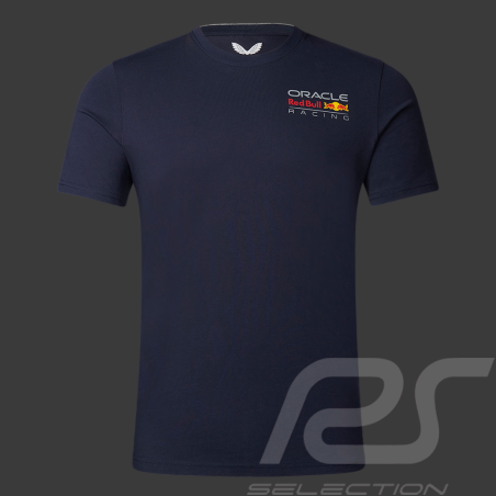 Red Bull T-shirt Verstappen Pérez Dark blue Core Dunkelblau TU3306 - Unisex